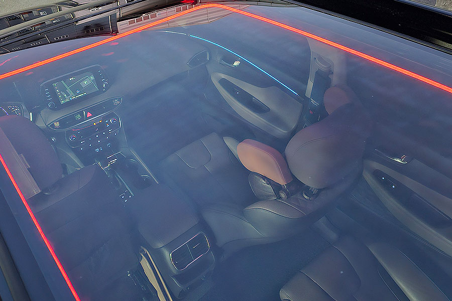 固定式全景天窗-氛围灯4